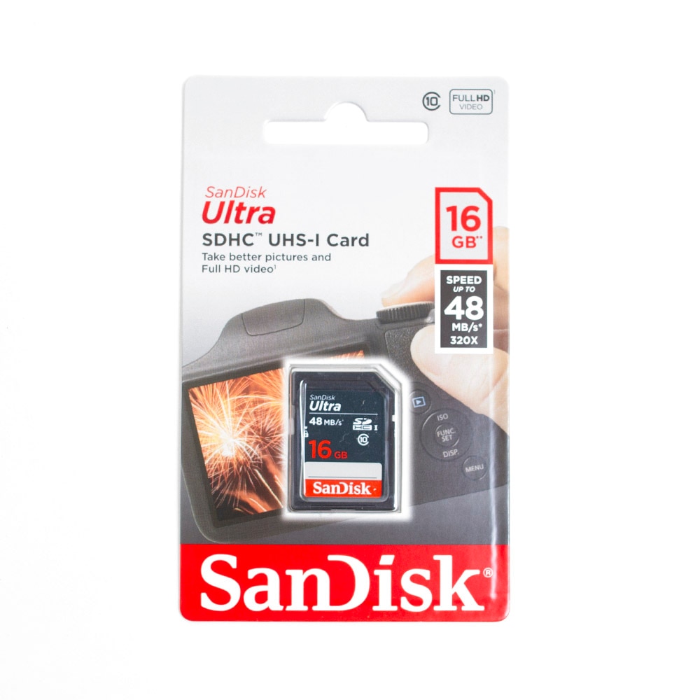 SanDisk, Class 10, 16GB, SDHC, Card